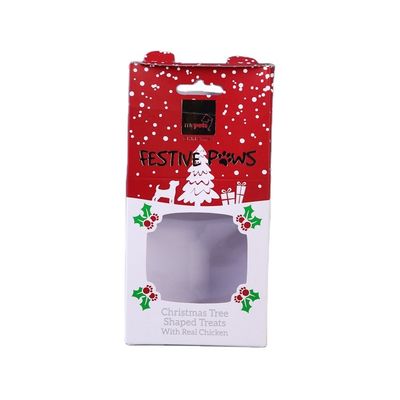 क्रिएटिव प्रेजेंटेशन पैकेजिंग CMYK विंडो गिफ्ट बॉक्स कस्टम लोगो