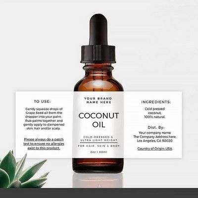 गोल Vinyl Nontoxic कस्टम लेबल स्टिकर कस्टम प्रिंटिंग