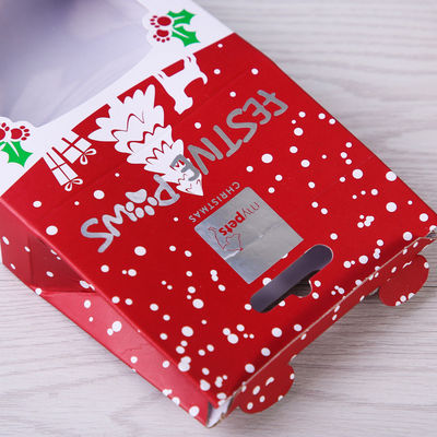 क्रिएटिव प्रेजेंटेशन पैकेजिंग CMYK विंडो गिफ्ट बॉक्स कस्टम लोगो