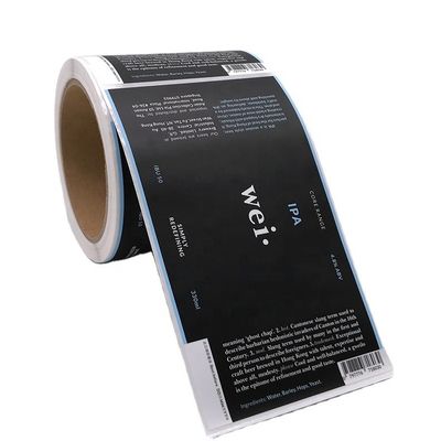 गोल Vinyl Nontoxic कस्टम लेबल स्टिकर कस्टम प्रिंटिंग